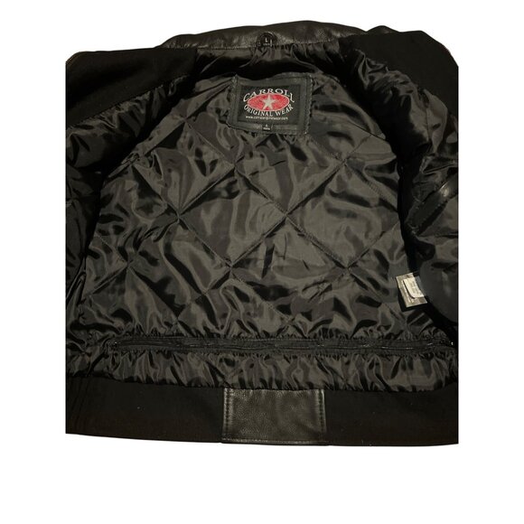 Carroll Original Wear Unisex Gunsmoke Vest Black L Genuine Leather & Wool - Picture 10 of 11